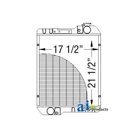 A & I Products Radiator 33" x23" x10" A-222890A5
